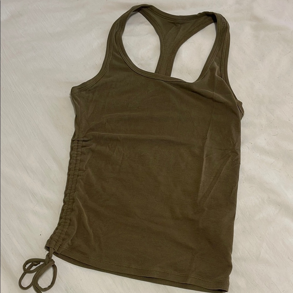 Adorable Green Zyia Active Ribbed Tank